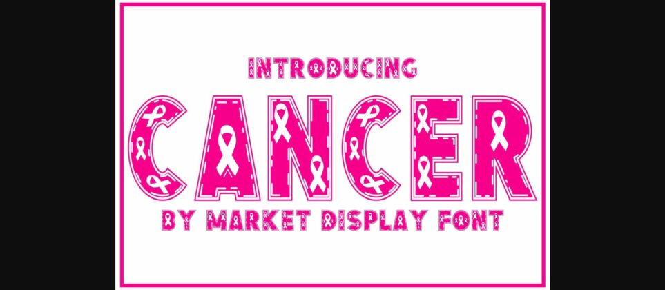 Cancer Font Poster 3