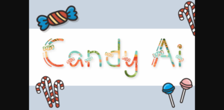 Candy Ai Font Poster 1