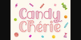 Candy Chérie Font Poster 1