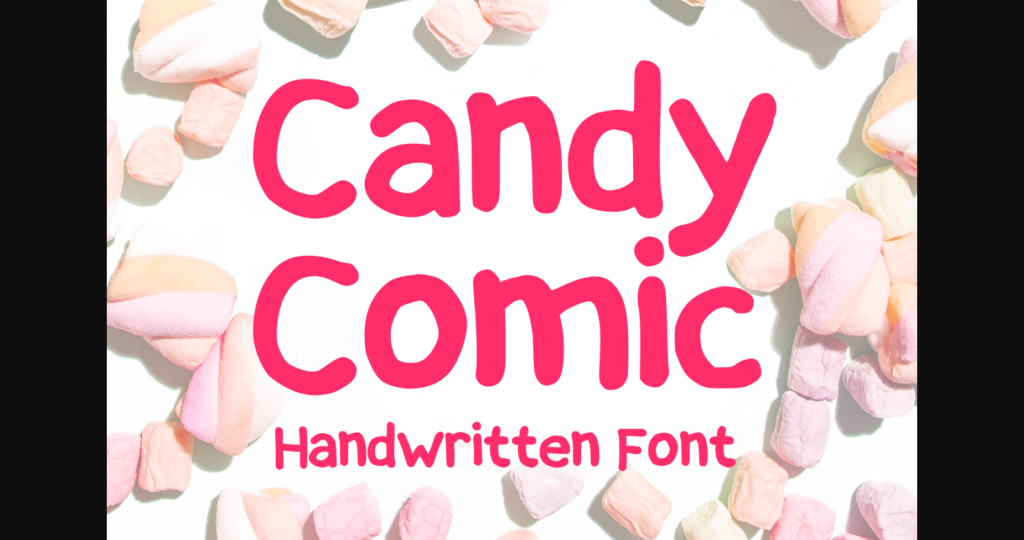 Candy Comic Font Poster 1