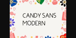 Candy Font Poster 1