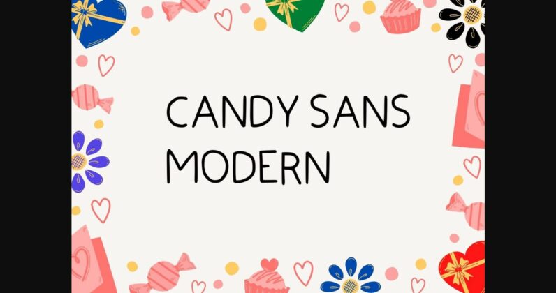 Candy Font Poster 1