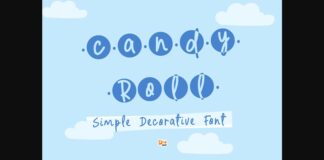 Candy Roll Font Poster 1