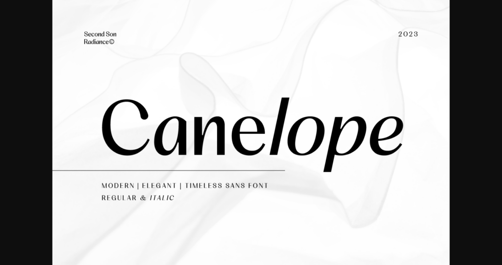 Canelope Font Poster 3