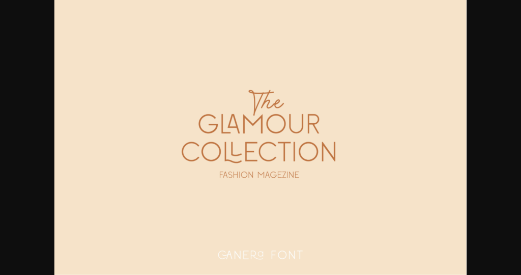 Canera Font Poster 4