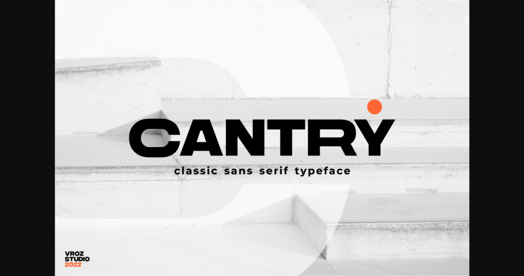 Cantry Font Poster 3