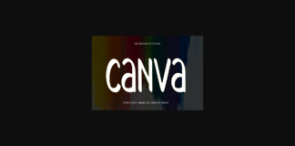 Canva Font Poster 1