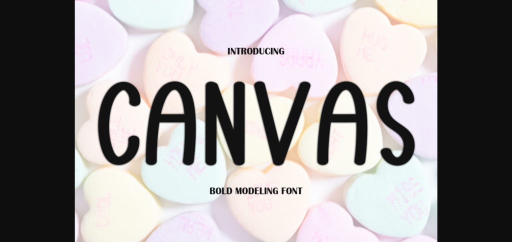 Canvas Font Poster 1