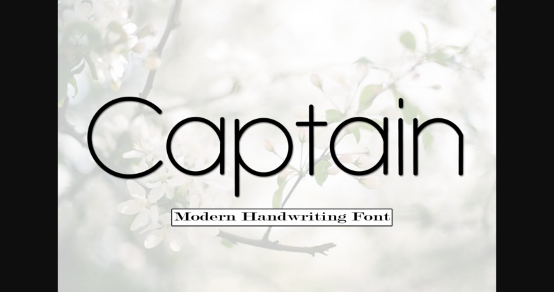 Captain Font Poster 1