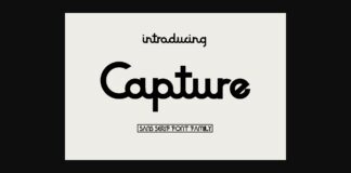 Capture Font Poster 1