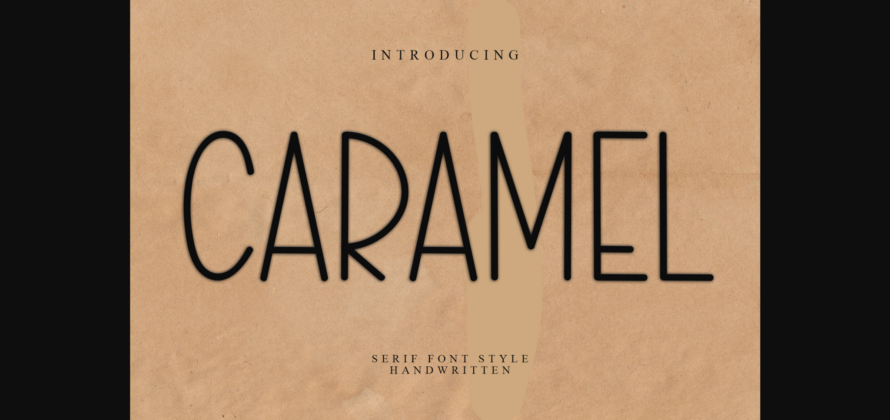 Caramel Font Poster 3