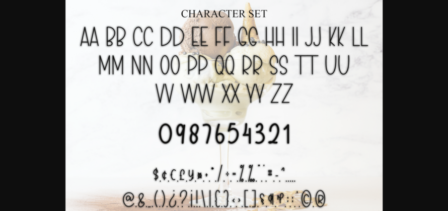 Caramel Font Poster 8