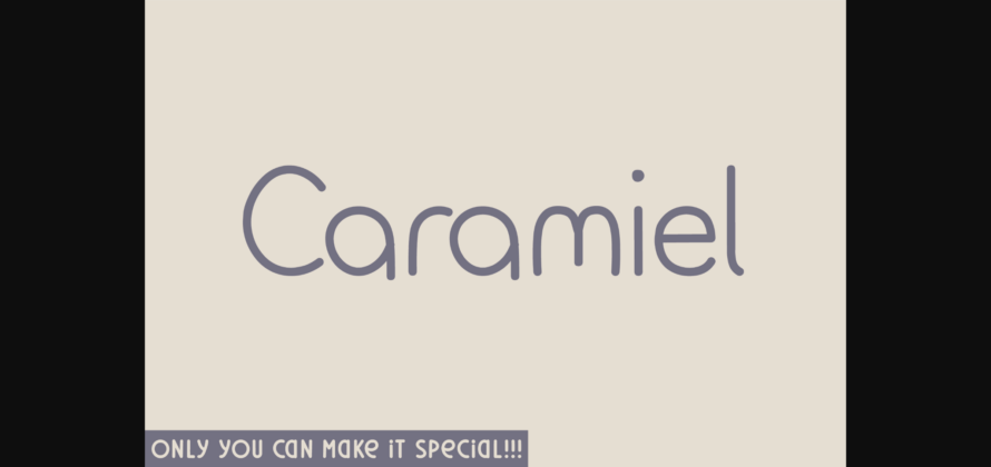 Caramiel Font Poster 3