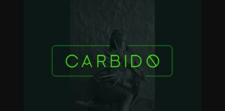 Carbido Font Poster 1