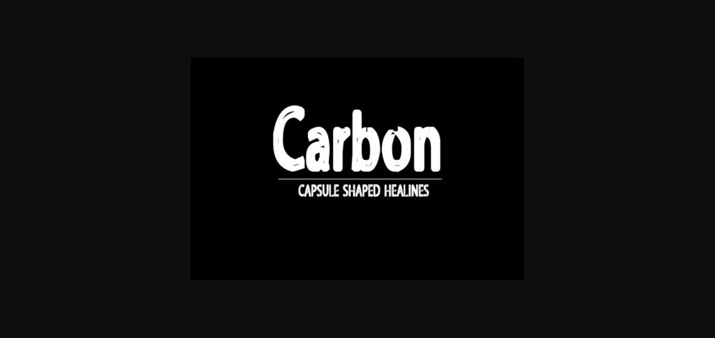 Carbon Font Poster 3