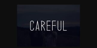 Careful Font Poster 1