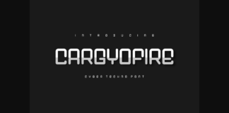 Cargyofire Font Poster 1