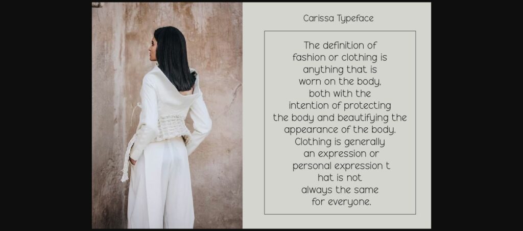 Carissa Font Poster 9