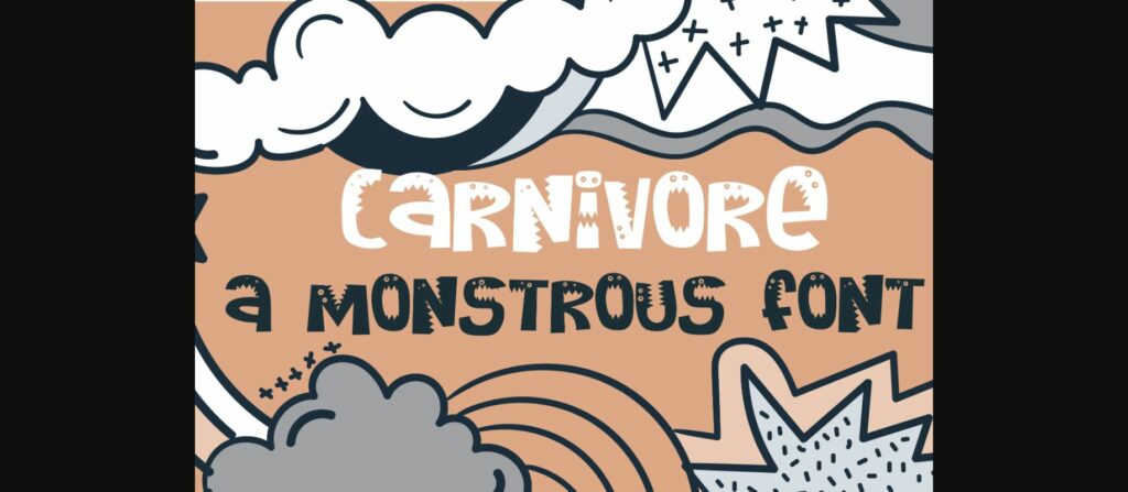 Carnivore Font Poster 3