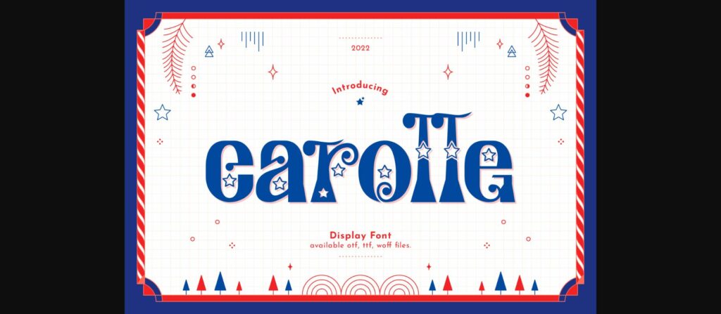 Carolle Font Poster 3