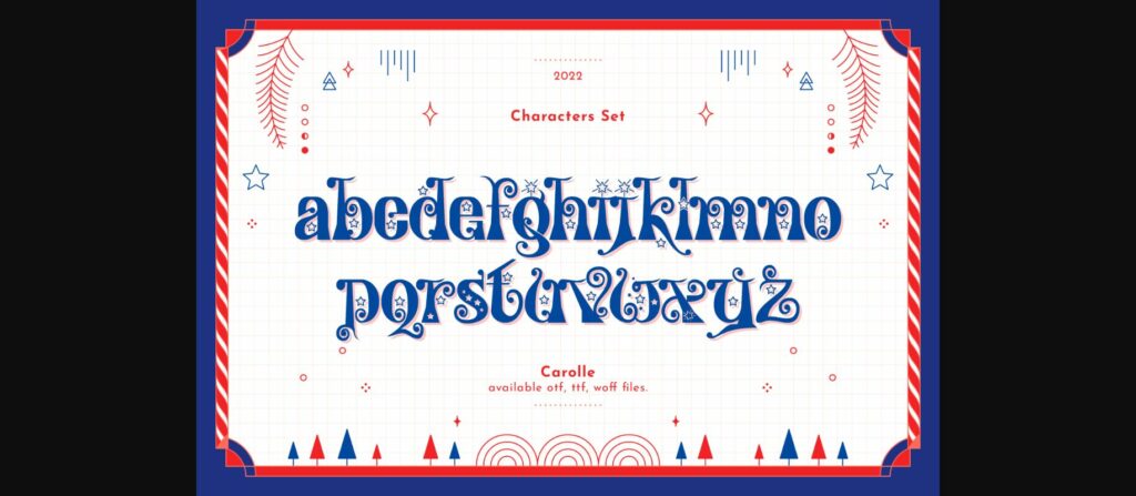 Carolle Font Poster 6