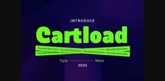 Cartload Font Poster 1