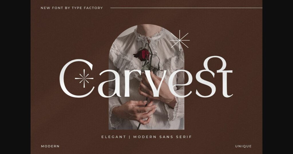 Carvest Font Poster 3