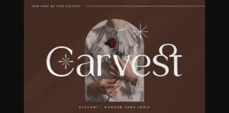 Carvest Font Poster 1