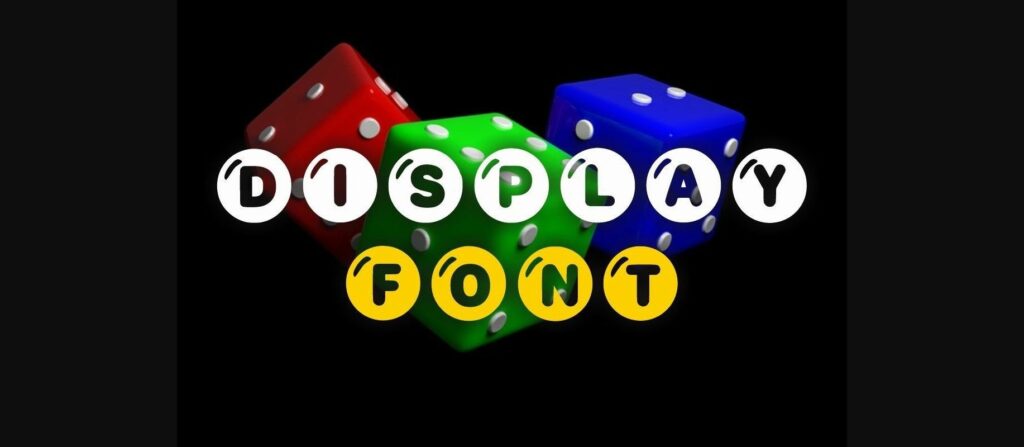 Casino Font Poster 4