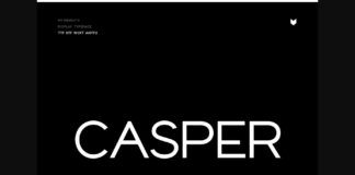 Casper Font Poster 1