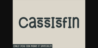 Cassisfin Font Poster 1