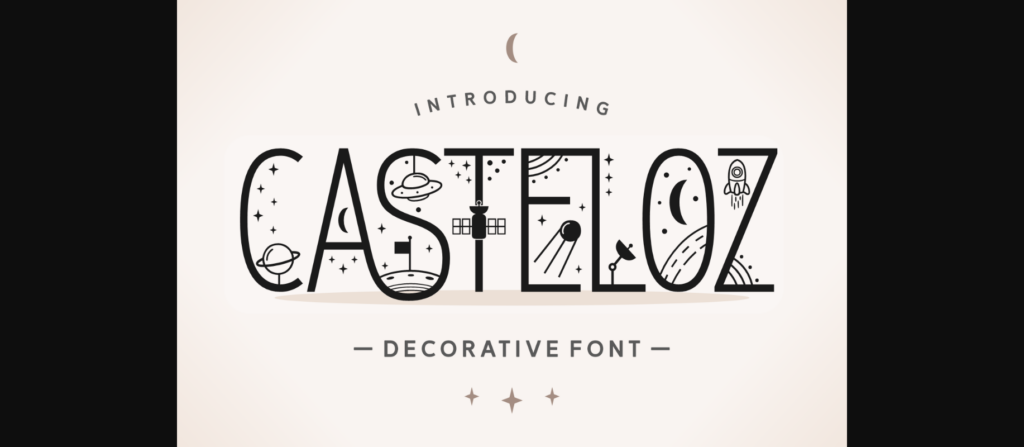 Casteloz Font Poster 3