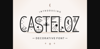 Casteloz Font Poster 1