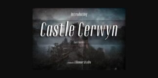 Castle Cerwyn Font Poster 1