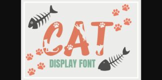 Cat Font Poster 1