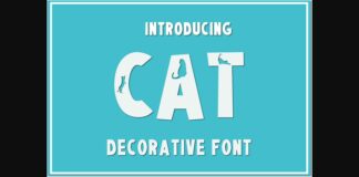 Cat Lady Font Poster 1