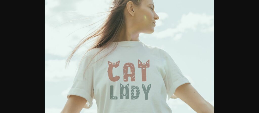 Cat Lady Font Poster 10