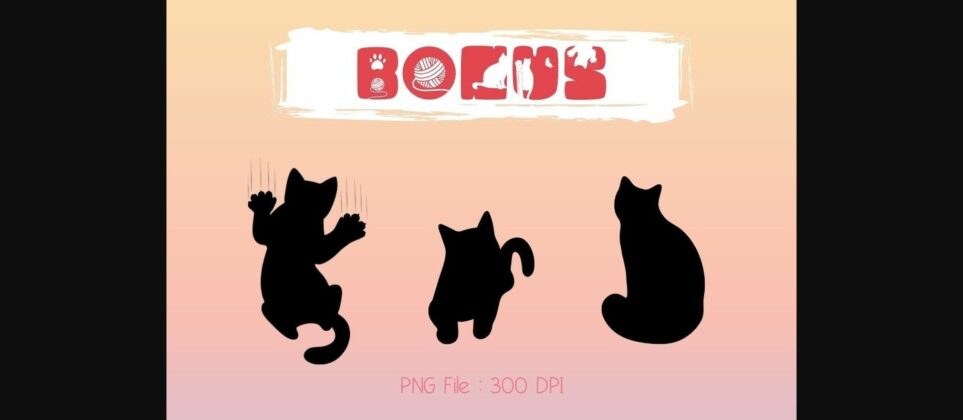 Cat Love Font Poster 7