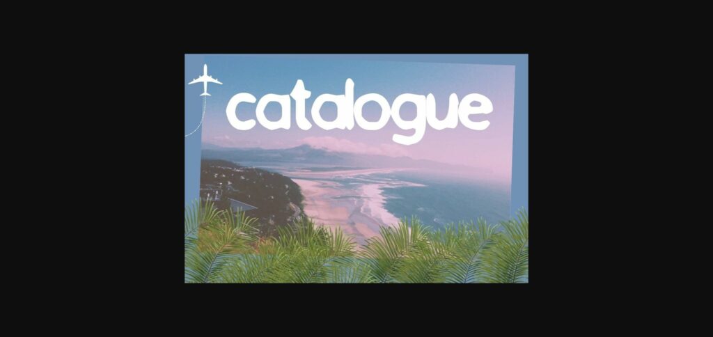 Catalogue Font Poster 1