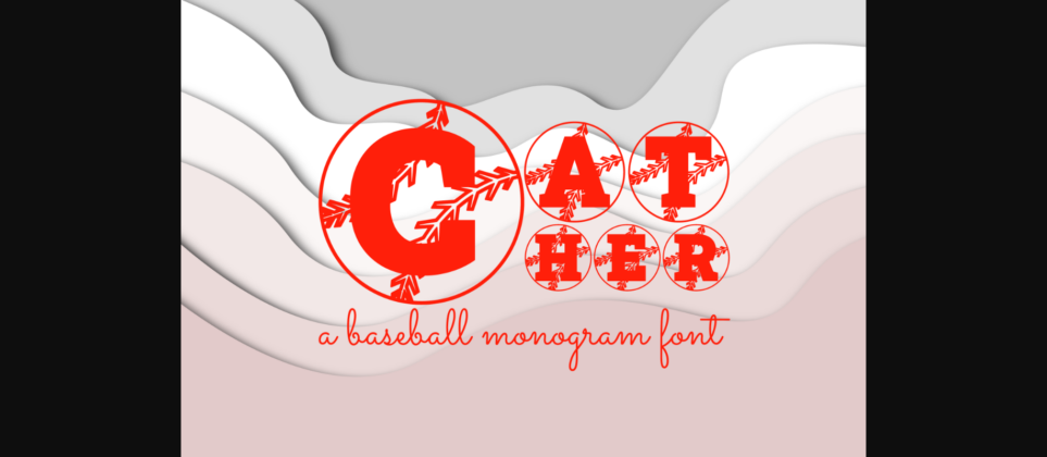 Catcher Font Poster 3