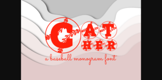 Catcher Font Poster 1