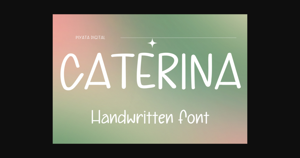 Caterina Font Poster 1