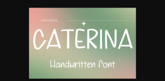 Caterina Font Poster 1