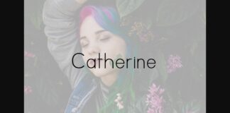 Catherine Font Poster 1