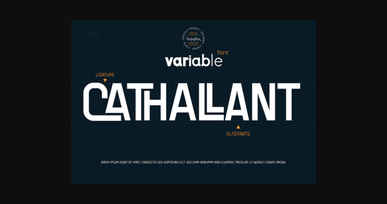 Cathra Font Poster 5