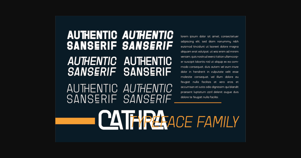 Cathra Font Poster 6