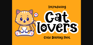 Catlovers Font Poster 1