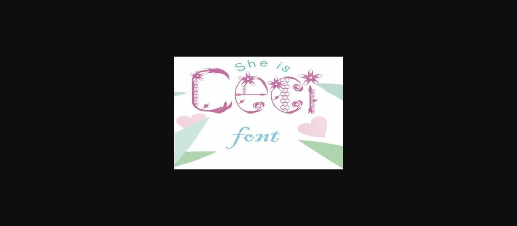 Ceci Font Poster 1