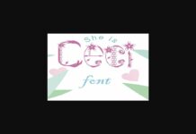 Ceci Font Poster 1