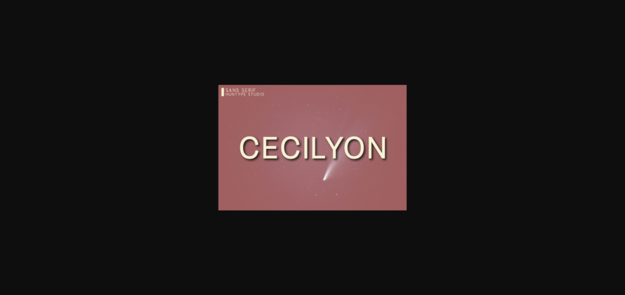 Cecilyon Font Poster 3